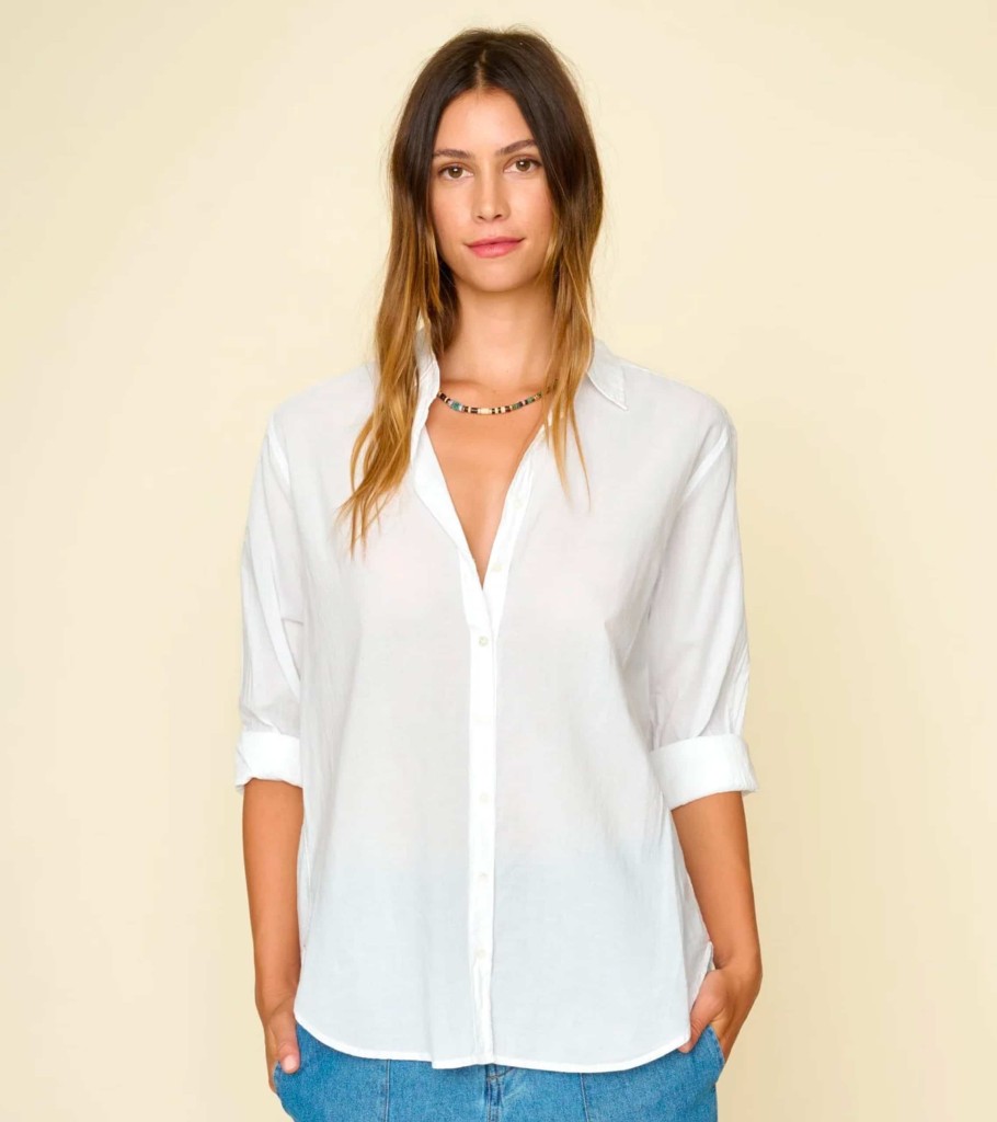 Online XIRENA Xirena - Beau Shirt - White - Atelier Talia Sol