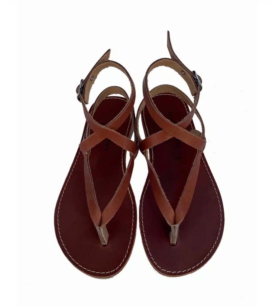 Best GREEK SANDALS Greek Sandals- Ayelet Sandals- Sunny Tanned - Atelier Talia Sol